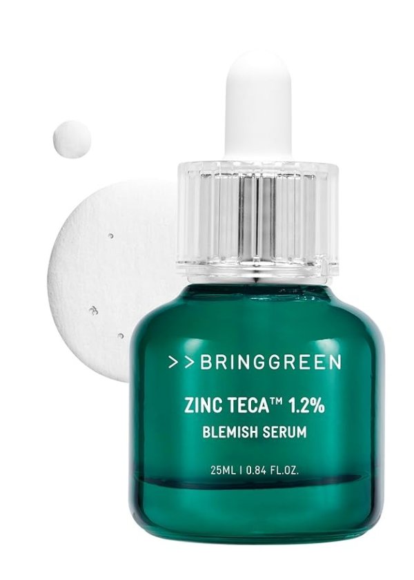 Zinc Teca Trouble Serum | Mild Acne Serum, Soothing effect to Troubled Skin, Improves Skin in 3 Days