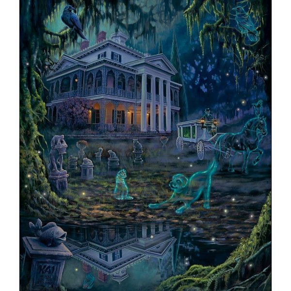 The Haunted Mansion ''Dearly Beloved Pets'' 装饰画