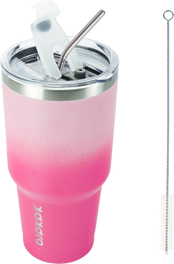 BJPKPK 30 oz Tumbler With Lid And Straw