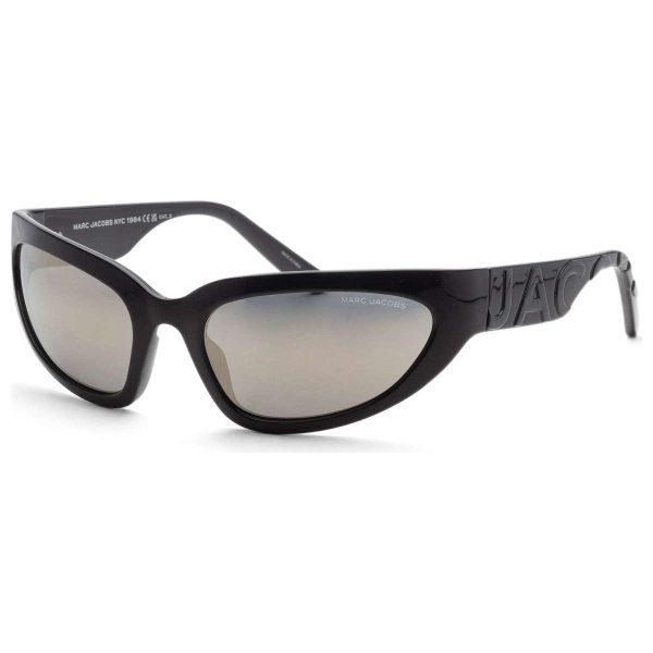 Women's Black Wrap Sunglasses SKU: MARC738-S-08A-61 UPC: 716736980836