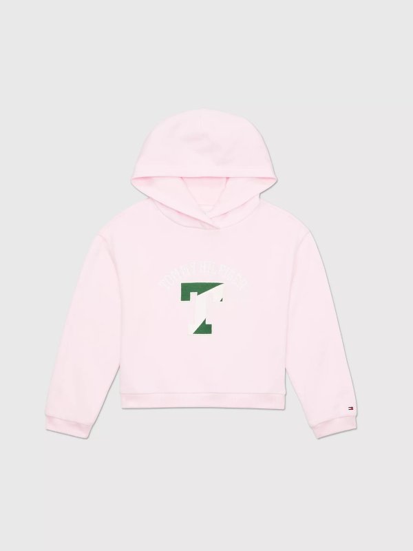 Kids' Embroidered Varsity Logo Hoodie
