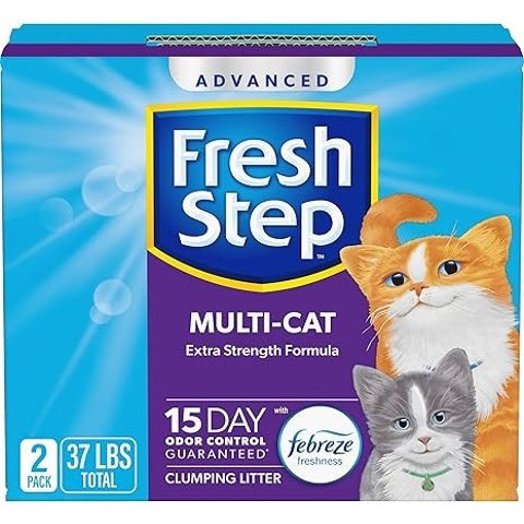 Fresh Step页面35%优惠券+ss高效多猫结团猫砂 37lb