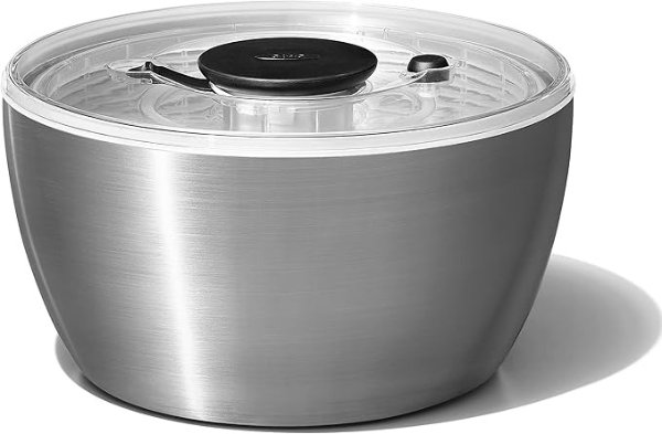  Good Grips Stainless Steel Salad Spinner 6.34 Qt