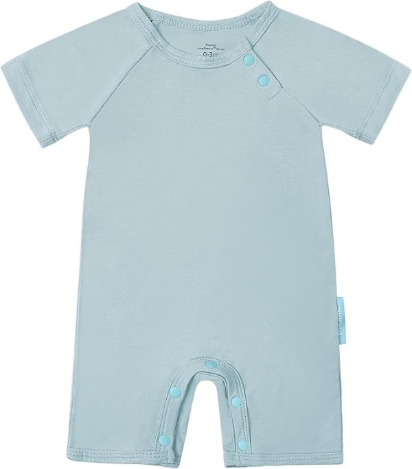 SuperSoft Baby Short Sleeve Romper Bamboo