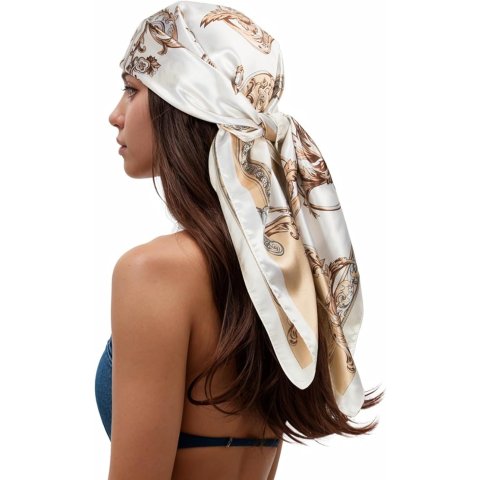 Printed Square Scarf 35 Inch