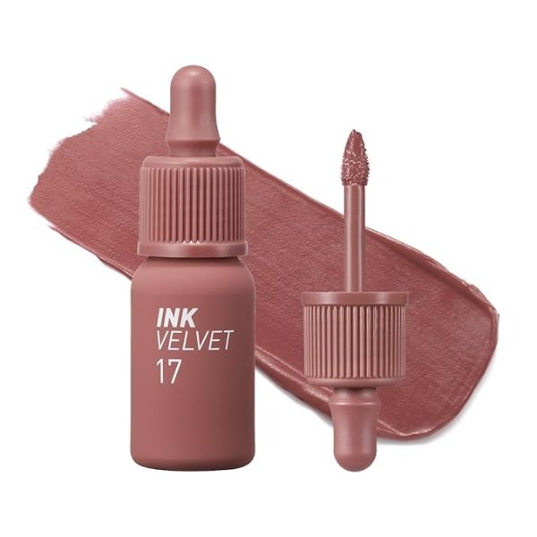 Ink the Velvet Lip Tint, Liquid Lip (0.14 fl oz, 017 ROSY NUDE)