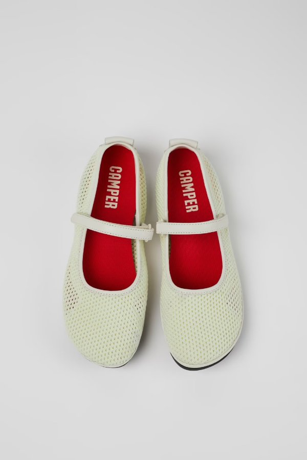 Right Multicolor TENCEL Lyocell Leather Moccasins for Women.