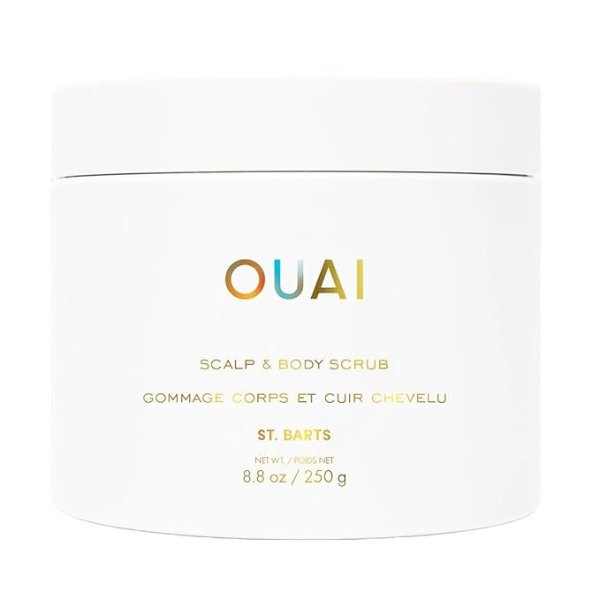 Scalp & Body Scrub, St. Barts - Exfoliating Body Scrub with Sugar & Coconut Oil Blend for Smooth, Moisturized Skin - Gentle Scalp Scrub for Removing Product Build Up (8.8 Oz)