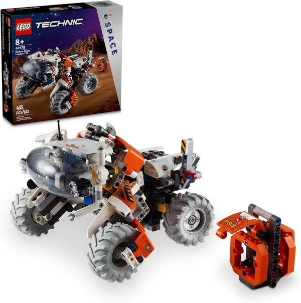 Technic Surface Space Loader LT78 Building Set, Space Toy for Adventure, Construction, Exploration and Building, Space Gift for Imaginative Play, Birthday Gift for 8 Year Old Boys & Girls, 42178