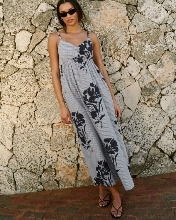 Sweetheart Babydoll Maxi Dress