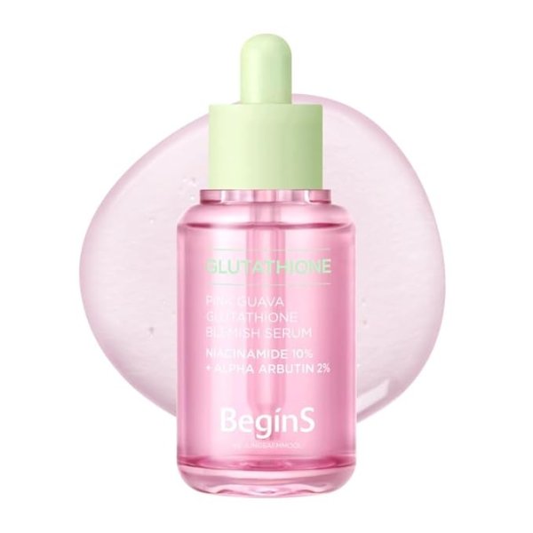 BeginS Pink Guava Glutathione Blemish Serum 1.01 Fl Oz