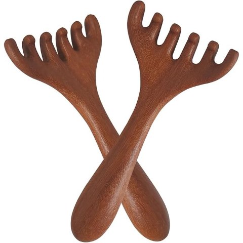 Wood Scalp Massager 2 Pack