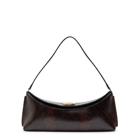 JacquemusNew Season Le Calisson crocodile-effect leather shoulder bag