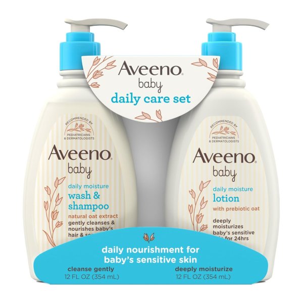 Aveeno Baby Oat Bath Care Gift Set 2-Pack