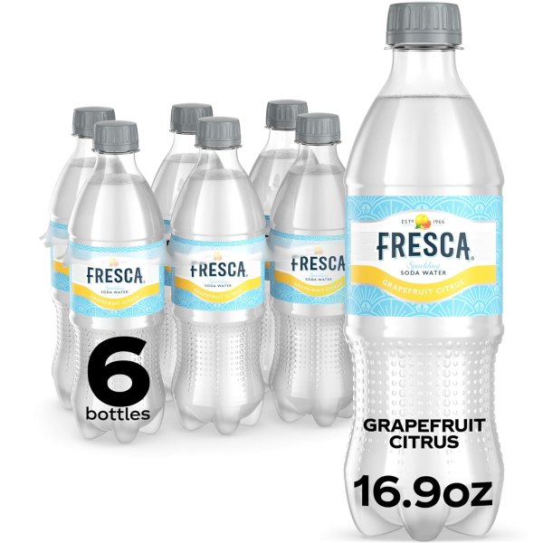 Fresca Grapefruit Sparkling Water 6-Pack