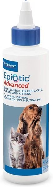 Virbac Epi-Otic Advanced Ear Cleaner for Dogs & Cats, 8-fl oz bottle