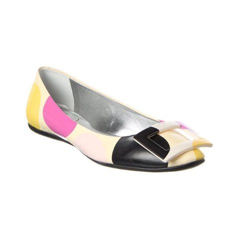 Roger Vivier with Code: GILT15leather flat