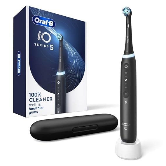 iO Series 5 Electric Toothbrush with (1) Brush Head, Rechargeable, Black