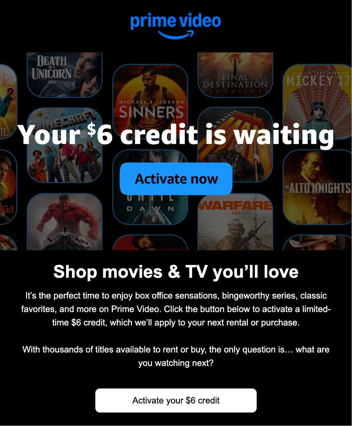Amazon.com Sign up for Prime Video