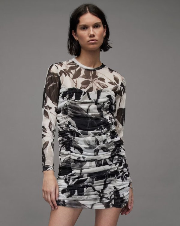 Giorgia Jackie Floral Mesh Dress