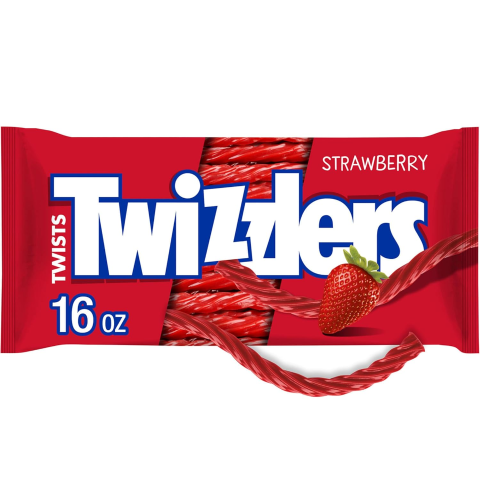 TWIZZLERS草莓味软糖棒  16 oz
