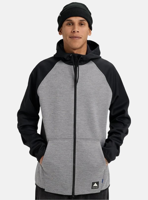 Men's Burton Crown Weatherproof Full-Zip Fleece | Burton.com Winter 2026 US