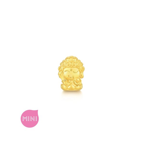 Pure Gold Acala Buddha Charm