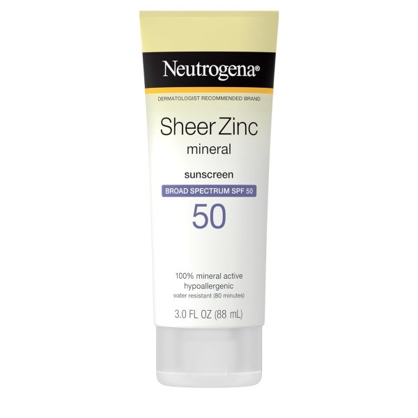  Sheer Zinc Mineral Sunscreen SPF 50 3 fl oz