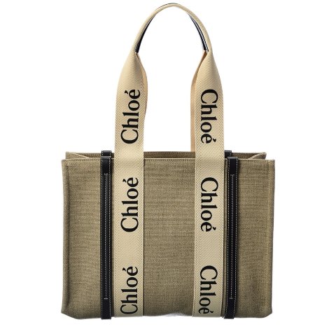 Chloe Woody 中号帆布包