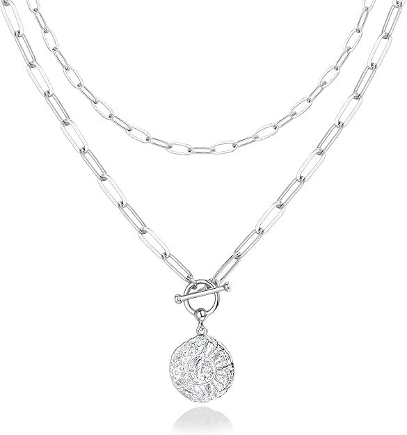  14K Gold Plated Layering Necklace for Women