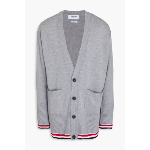 Thom Browne新品上新Thom Browne 灰色羊毛开衫