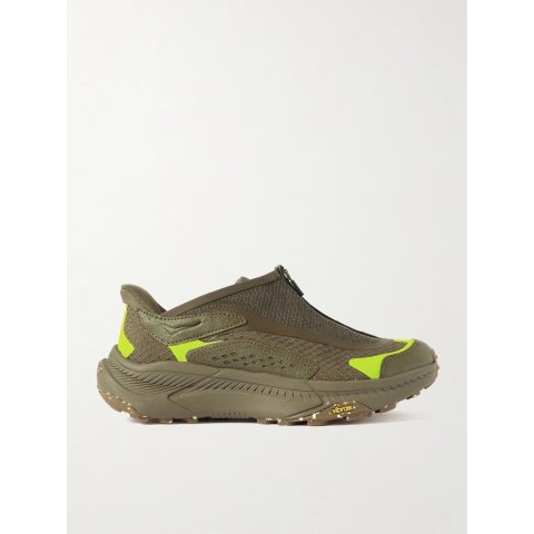 Hoka One OneProject Transport rubber-trimmed ripstop and mesh sneakers | NET-A-PORTER