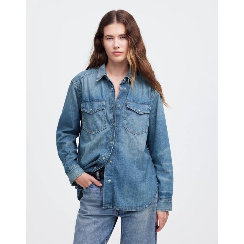 MadewellLewisberg 牛仔宽松衬衫