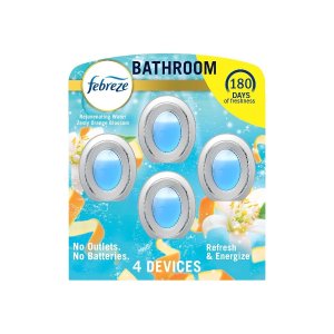 Febreze 浴室空气清新剂 1盎司 4只装