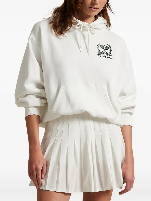 x Wimbledon Logo Embroidered Hoodie