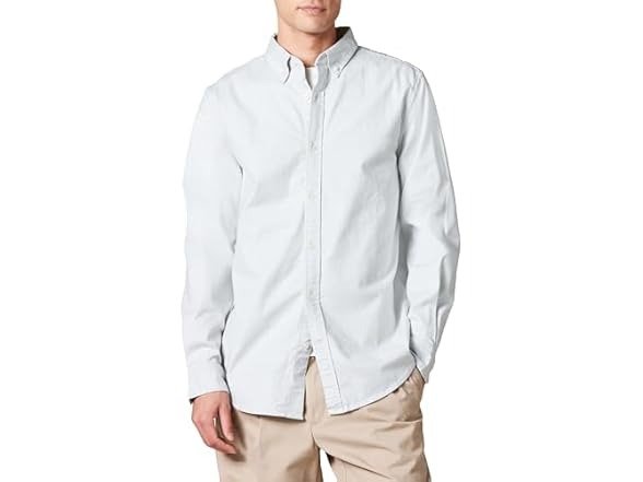 Amazon Essentials 男士牛津修身长袖衬衫