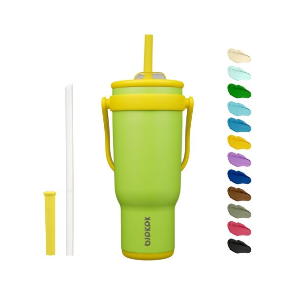 BJPKPK 40oz Insulated Tumbler Stainless Steel Green