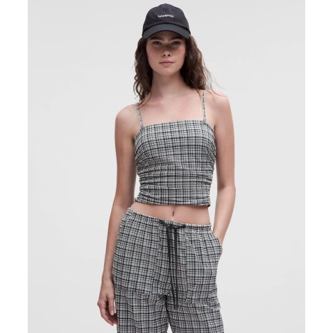 lululemon格纹吊带衫 Seersucker