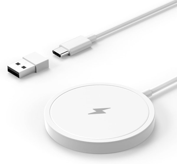 Magnetic Wireless Charger 15W White