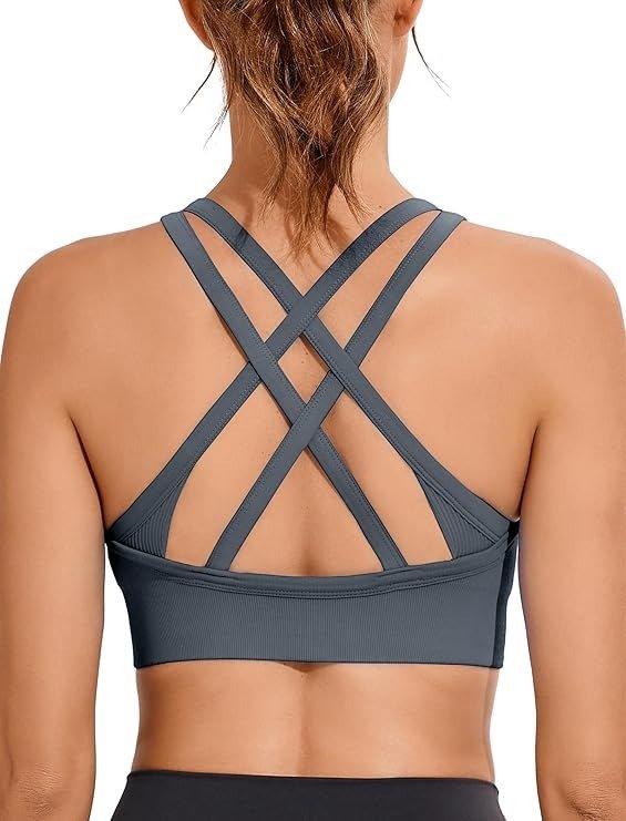 RUNNING GIRL High Support Criss-Cross Sports Bra