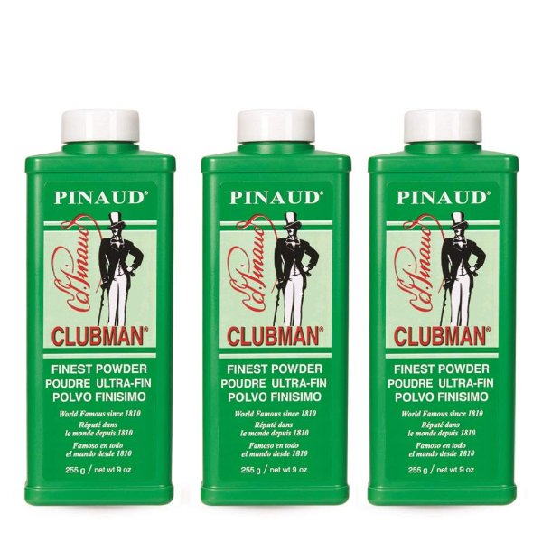 Clubman Pinaud 男士爽身粉 9oz 3瓶装