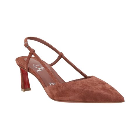 Christian Louboutin Condoroline 55 Suede Slingback Pump