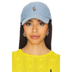 Polo Ralph Lauren 牛仔蓝棒球帽 8.5折
