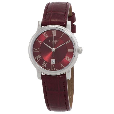Tissot$10 off $190 Carson Ladies Watch Red Dial