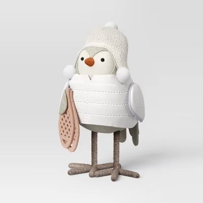  Christmas Fabric Bird Decor Snow Shoes