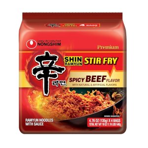 Nongshim Ramen Noodles, Gourmet Instant Ramen 4.76oz (Pack of 4)