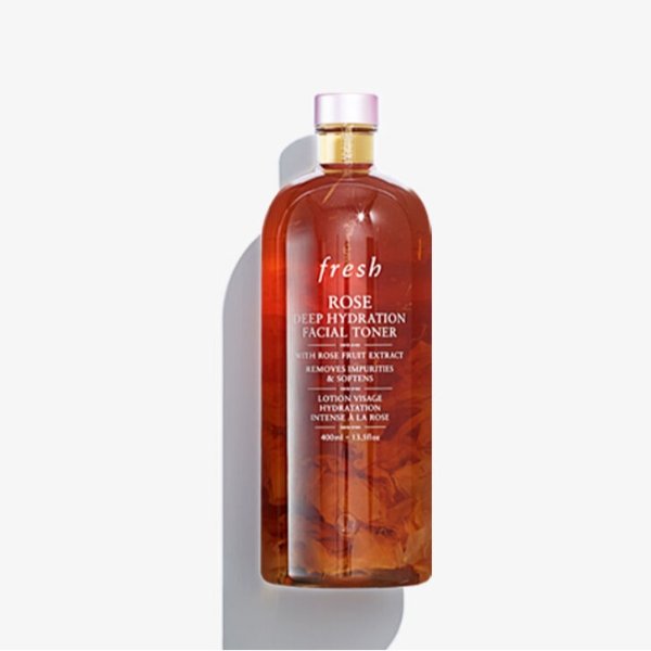 Rose & Hyaluronic Acid Deep Hydration Toner Jumbo, 400Ml | Skincare | Fresh Beauty US