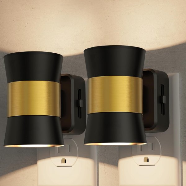L LOHAS Plug-in Night Light 2-Pack 3000K