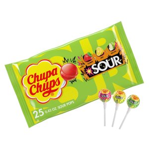 珍宝珠 Chupa Chups 酸味棒棒糖 25支