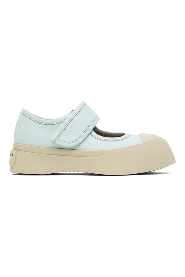 Blue Pablo Mary Jane Ballerina Flats